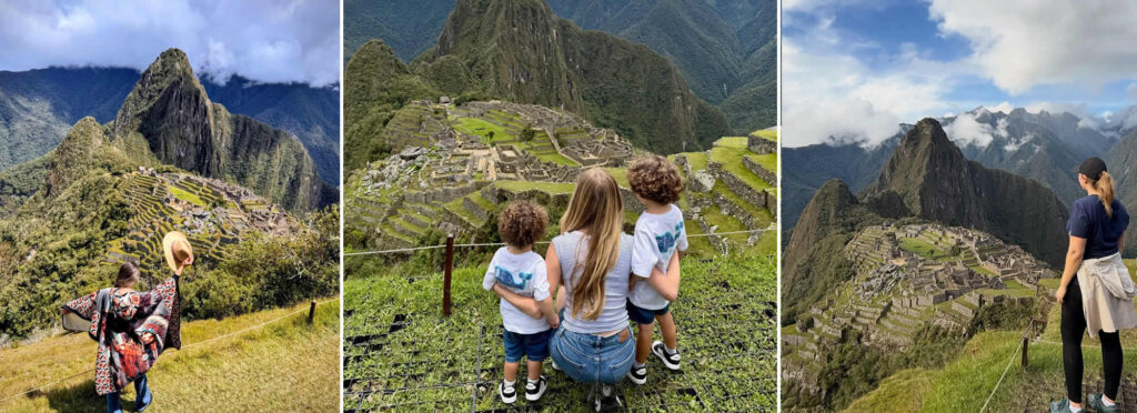 machu picchu con niños