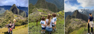 machu picchu con niños