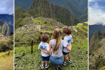 machu picchu con niños
