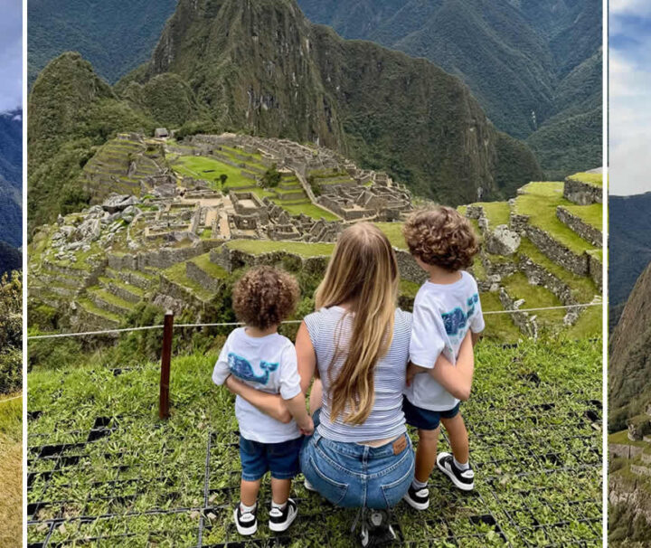 machu picchu con niños